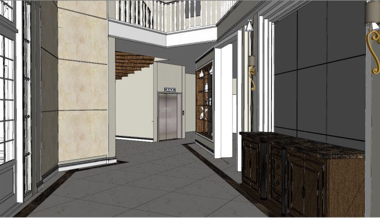 3D Scenes Sketchup VILLA 25 Free Download 3
