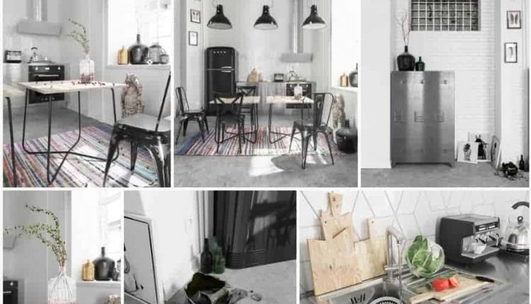 Free 3D Models-Corona Loft Kitchen