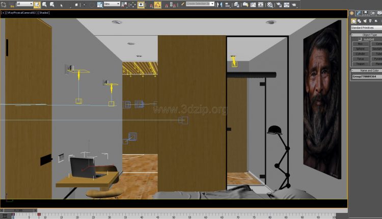 free-oleg-3d-wood-white-interior-scene (14)