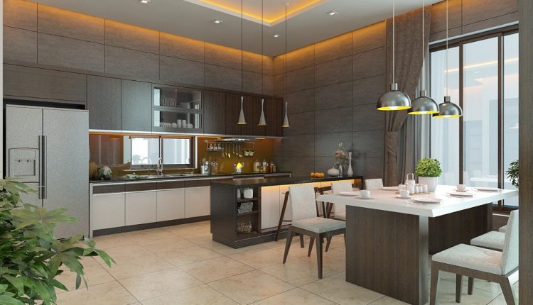 3D Model Interior Kitchenroom File Sketchup By Mr Truong Free Dowload