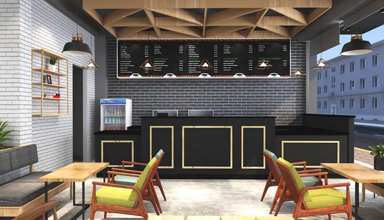3D Model Interior Coffee 6 Scenes File 3dsmax by Han Duc Free Dowload 5