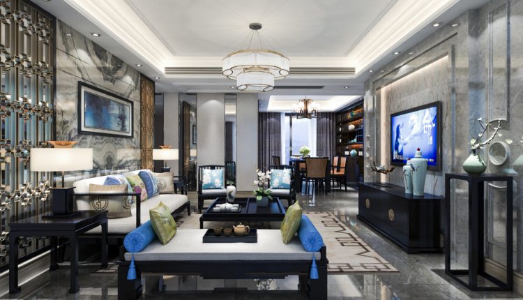 Beautiful Living Room Render