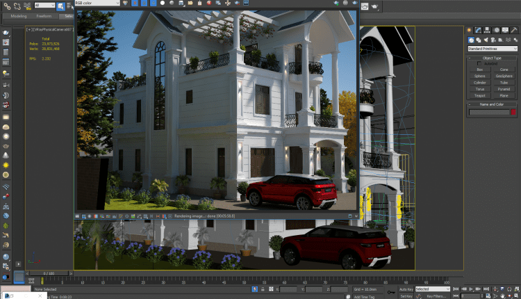 3D Exterior Scene 2018 File 3dsmax By DaVinCi Vjc Free Dowload 2