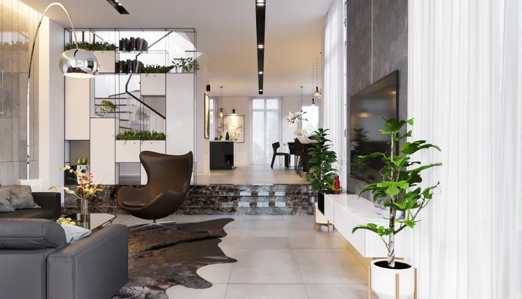 3D Interior Kitchen- Livingroom 6 Scenes File 3dsmax Free Dowload 3
