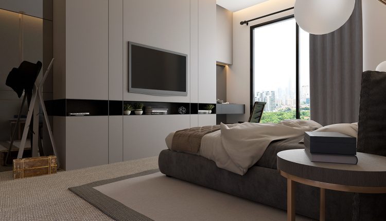 3D Interior Bedroom and WC Scenes File 3dsmax Free Dowload 2