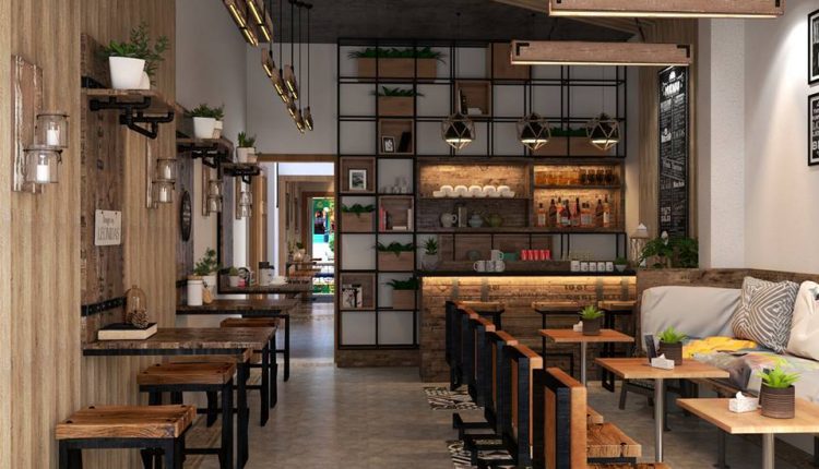 3D Interior coffee Scenes File 3dsmax Model by Vu Phuc Hung free Dowload 1