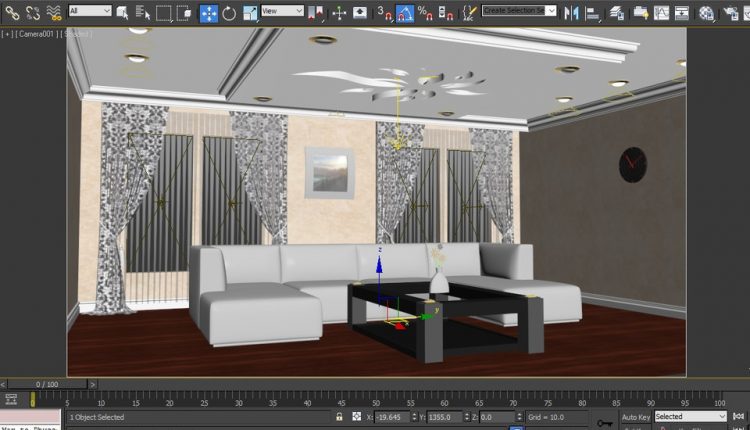 3D Interior Scenes File 3dsmax Model Living Room 218 – 2