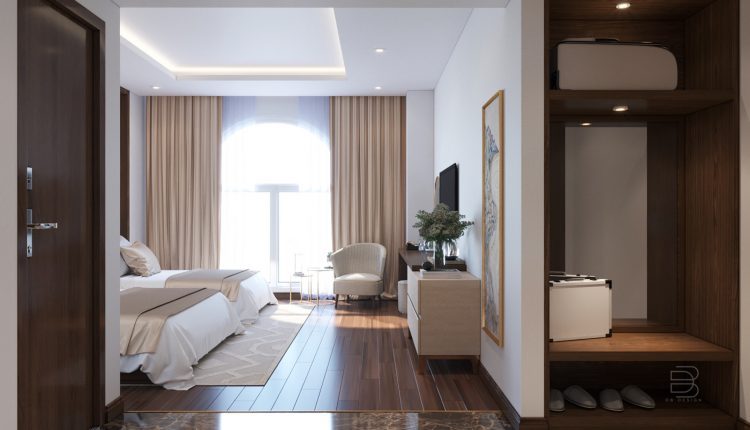 3D Interior Scenes File 3dsmax Model Double Hotel 2
