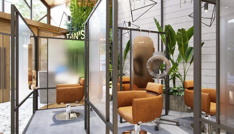 3D Interior Scenes File 3dsmax Model Tan’s Hair Salon By Vincent SGN 5