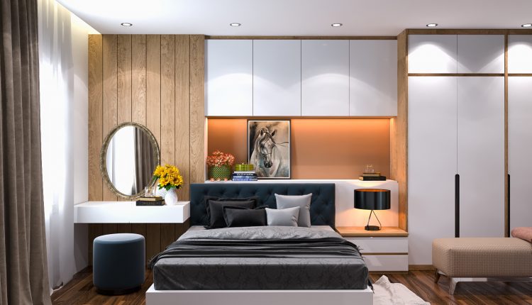 3D Interior Scenes File 3dsmax Model Bedroom 74-1