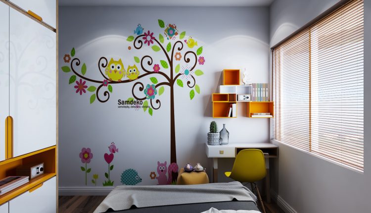3D Interior Scenes File 3dsmax Model Children’s Bedroom 75-2