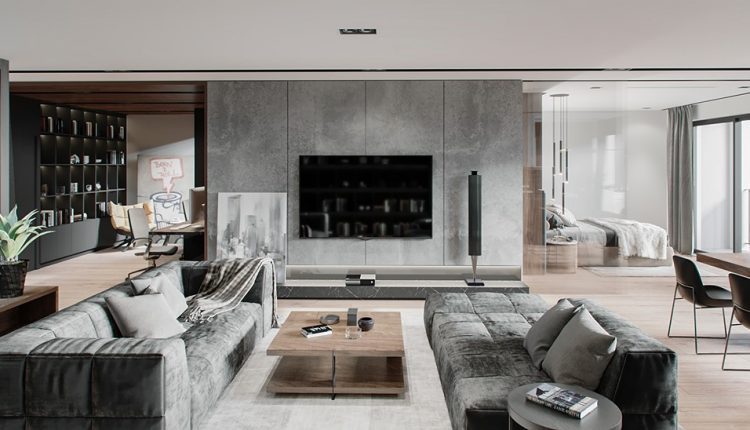 3D Interior Apartment 12 Scenes File 3dsmax Free Dowload 6