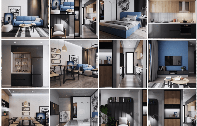 3D Interior Apartment 14 Scenes File 3dsmax Free Dowload