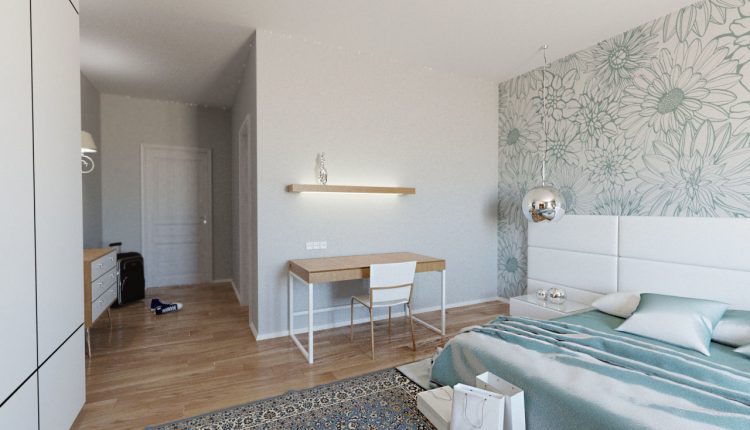 3D Interior Scenes File 3dsmax Model Bedroom 82-3