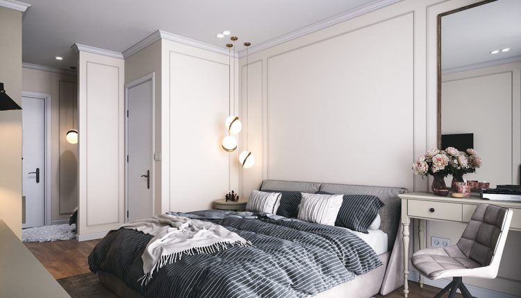 3D Interior Scenes File 3dsmax Model Bedroom 90-6