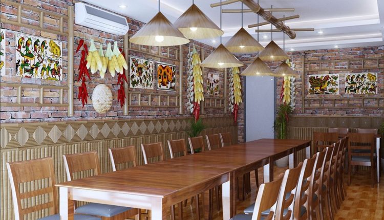 3D Model Interior Restaurant 225 By Huy Pham Free Download 1