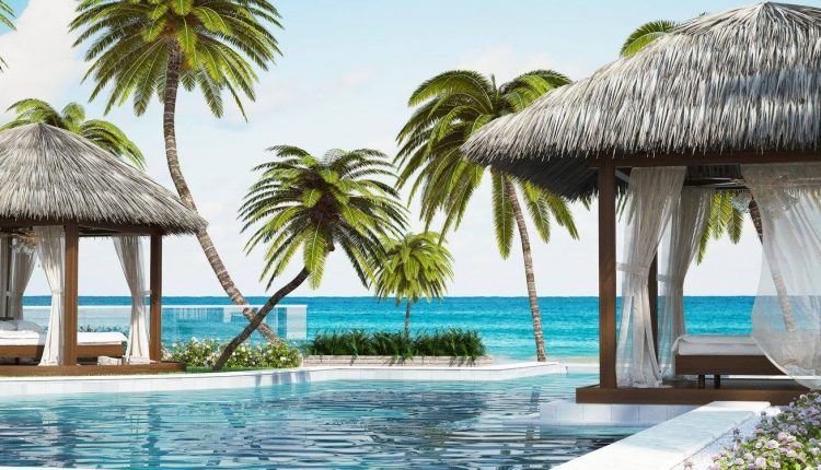 3D Exterior Resort Scene 3dsmax Free Download