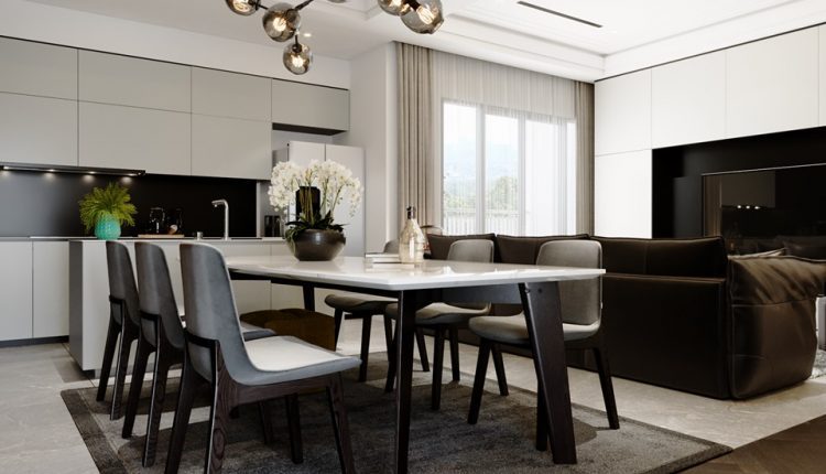 3D Interior Kitchen- Livingroom 28 Scenes 3dsmax By Nhat Hung Free Dowload 6