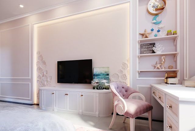 3D Interior Scenes File 3dsmax Model Bedroom Girl 93 -2