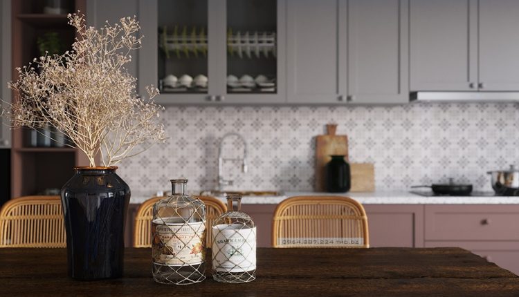 3D Interior Scenes File 3dsmax Model Kitchen – Dining Room 10 By Tho 2