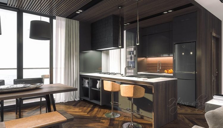 3D Interior Kitchen- Livingroom 33 Scenes 3dsmax By Phung Manh Ha Free Dowload 7