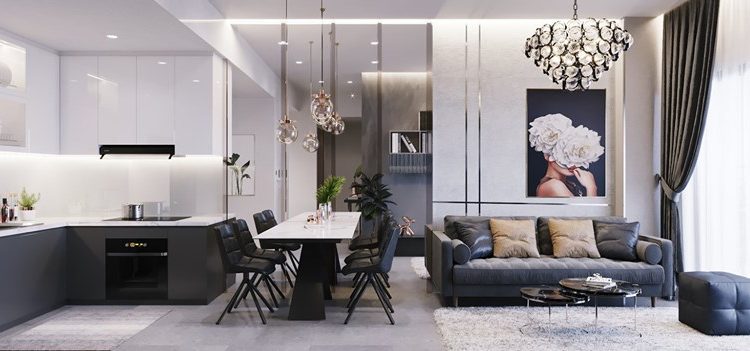 3D Interior Kitchen- Livingroom 38 Scene 3dsmax By Tran Thang Free Dowload 5