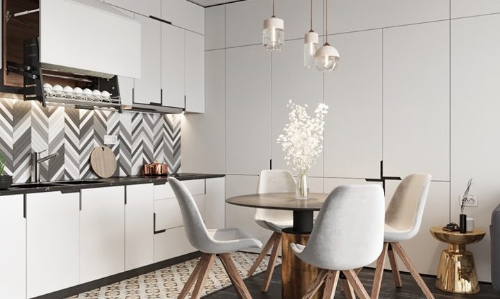 3D Interior Kitchen- Livingroom 39 Scene 3dsmax By Le Vu Vuong Free Dowload 4