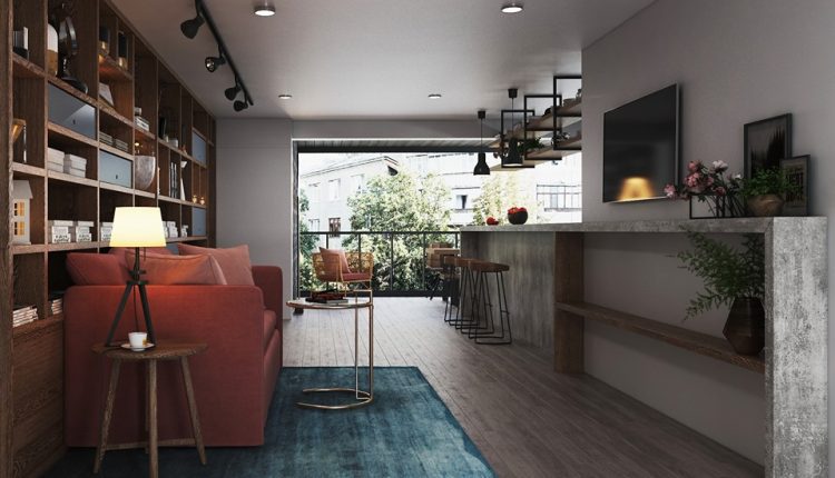 3D Interior Kitchen- Livingroom 40 Scene 3dsmax By Thanh Trung Free Dowload 3