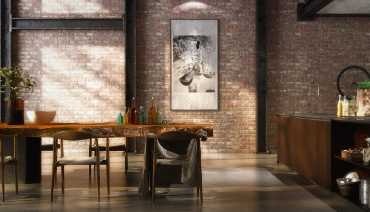 3D Interior Scenes File 3dsmax Model Kitchen – Dining Room 11- 1
