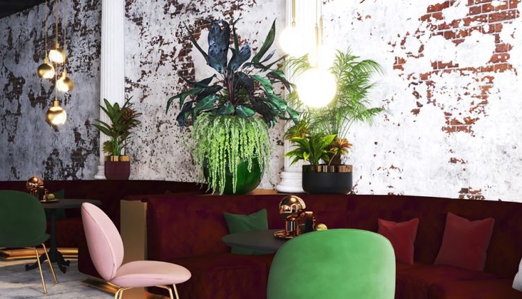 3D Model Interior Coffee 8 Scenes File 3dsmax Free Download 1
