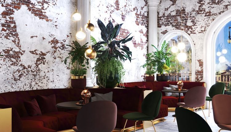 3D Model Interior Coffee 8 Scenes File 3dsmax Free Download 3