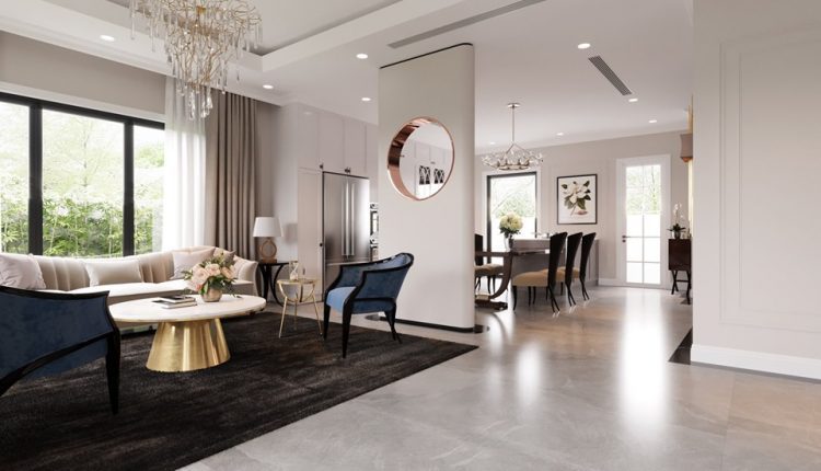 3D Interior Kitchen- Livingroom 5 Scene 3dsmax By Minh Hoan Free Dowload 3