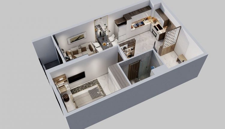 3D Interior Apartment 32 Scene File 3dsmax By LeoNguyen Free Download 4