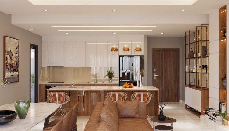 3D Interior Kitchen- Livingroom 45 Scene 3dsmax By KhoiMinh Free Dowload 4