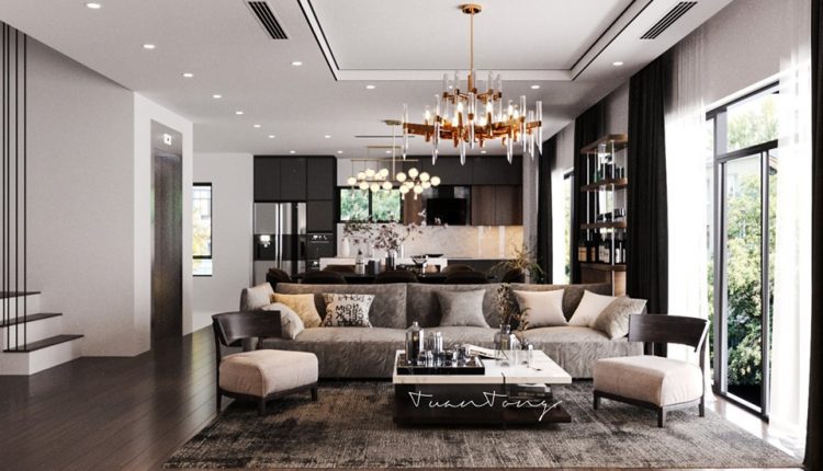 3D Interior Kitchen- Livingroom 47 Scene 3dsmax By TongTuan Free Dowload 1