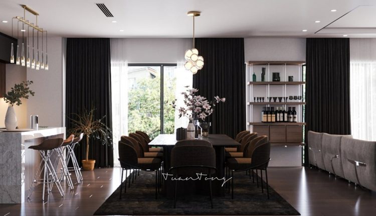 3D Interior Kitchen- Livingroom 47 Scene 3dsmax By TongTuan Free Dowload 4