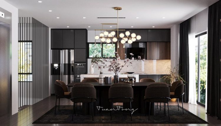 3D Interior Kitchen- Livingroom 47 Scene 3dsmax By TongTuan Free Dowload7