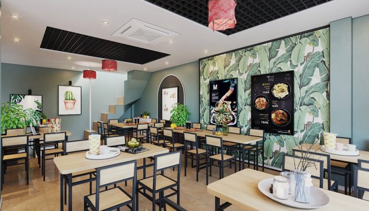 3D Model Interior Restaurant Scene 232 By PhongKa Free Download 1