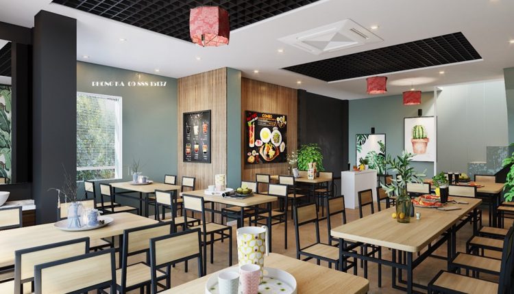 3D Model Interior Restaurant Scene 232 By PhongKa Free Download 3