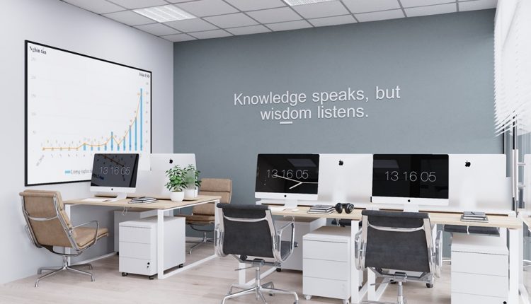 3d Interior Office Room 8 Scene File 3dsmax Model By TranThang Free Download 1