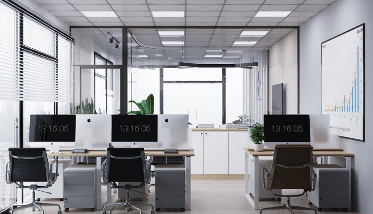 3d Interior Office Room 8 Scene File 3dsmax Model By TranThang Free Download 2