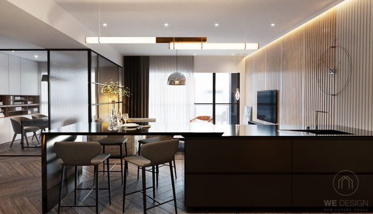 3D Interior Kitchen- Livingroom 52 Scene 3dsmax By LenKeng Free Dowload 3