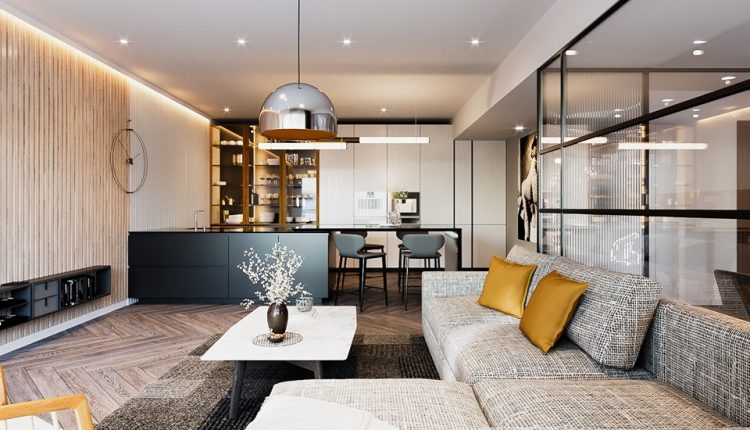 3D Interior Kitchen- Livingroom 52 Scene 3dsmax By LenKeng Free Dowload 6