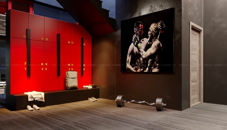 3D Interior Scenes File 3dsmax Model Gymroom 2 by DoManh 3