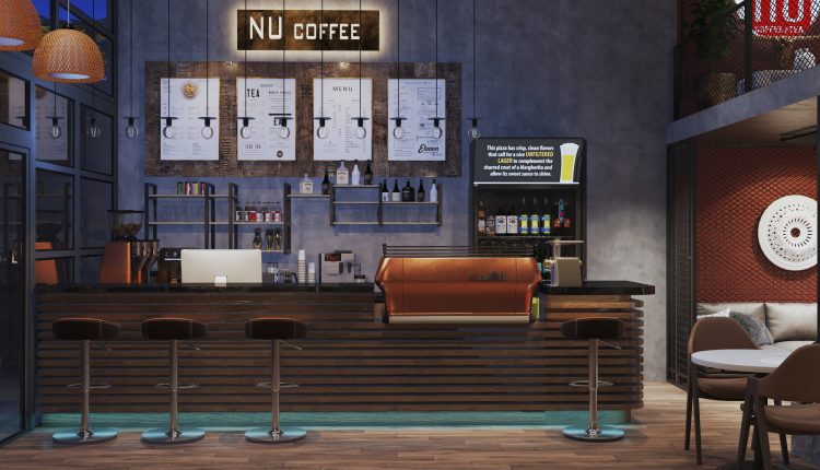 3D Model Interior Coffee 7 Scenes File 3dsmax By OiAChun Free Dowload 7