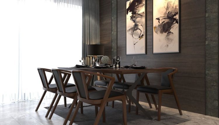 3D Model Dining Tables And Chairs Free Download By Kts.PhamDiem 1