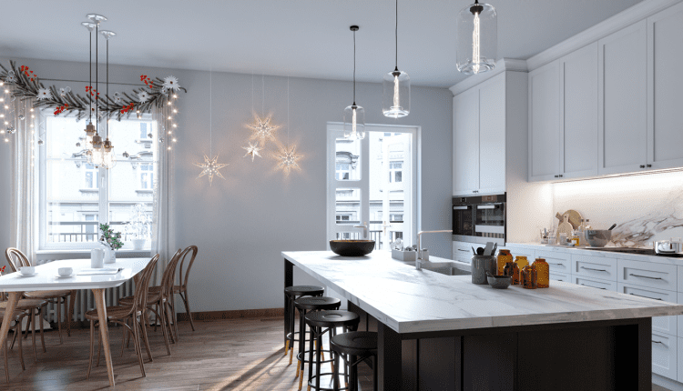3D Model Interior Sweden Christmas room Scenes File 3dsmax By DAVISUAL Free Download 4