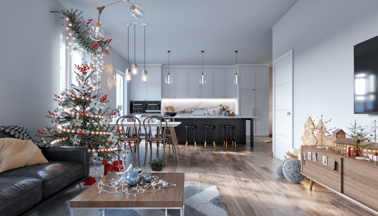 3D Model Interior Sweden Christmas room Scenes File 3dsmax By DAVISUAL Free Download 6