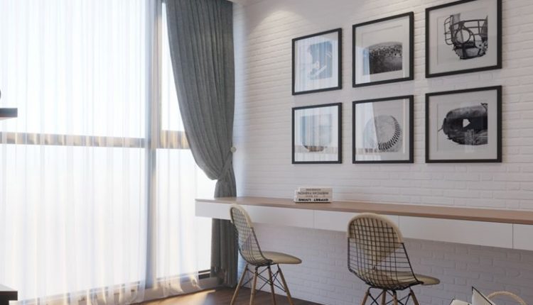 3D Interior Scenes File 3dsmax Model Study Room By VinhTran 2
