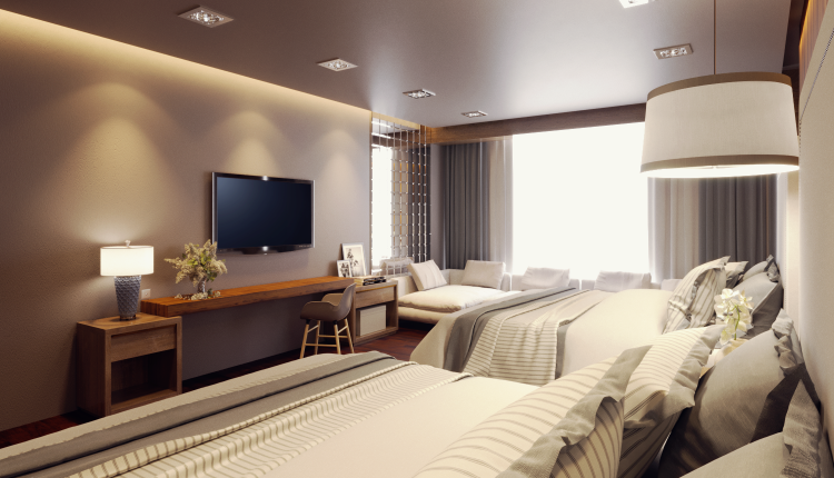 3D Interior Hotel Scenes File 3dsmax Model By TranMinhLuan Free Download 2